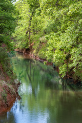 Creek in central Oklahoma.