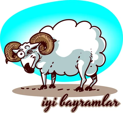 komik karikatur iyi bayramlar