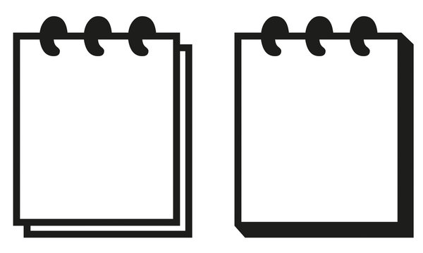 IC&Ocirc;NE BLOC-NOTE NOIR