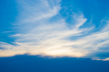 Clouds floating in the sky, Natural background