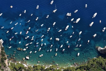Fototapeta na wymiar Isola di Capri. Veduta dal Monte Solaro