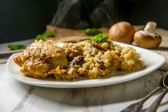 Chicken Mushroom Quinoa
