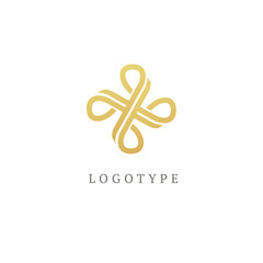 Celtic knot vector. Ornamental tattoo symbol. Luxury circle retro emblem. Traditional scottish vector logo.