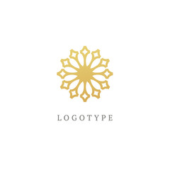 Decorative line art frames for design template. Elegant vector element. Golden floral border. Lace illustration for invitations and greeting cards.