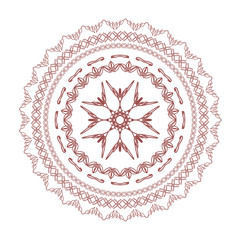 Geometric pattern circle.