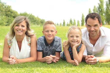 Fototapeta premium Szczęśliwą rodzinę