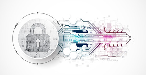 Obraz premium Protection concept. Protect mechanism, system privacy.