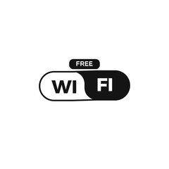 Fototapeta premium free wi fi zone vector sign