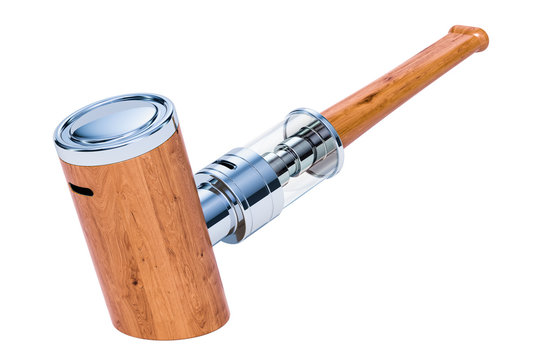 Electronic Pipe, e-pipe. 3D rendering