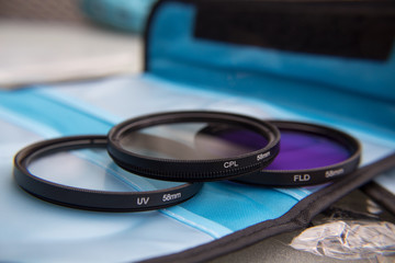 Filter f&uuml;r 58 mm Objektiv-Linse