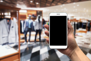 blurred photo, Blurry image, People shopping in Community Mall or Department Store,  background