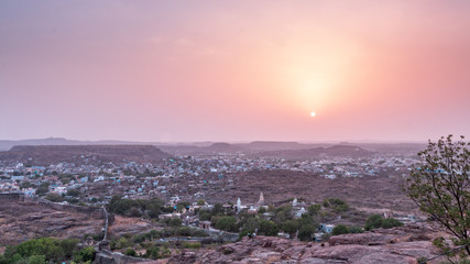 Pink Sunset over Jodhpur