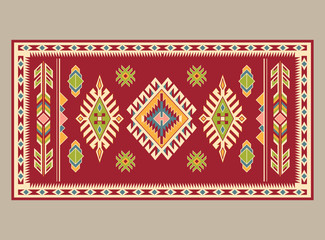 American Indians tribal blanket pattern. Navajo ethnic style.