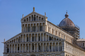 Obraz premium Cathedral at Piazza dei Miracoli in Pisa