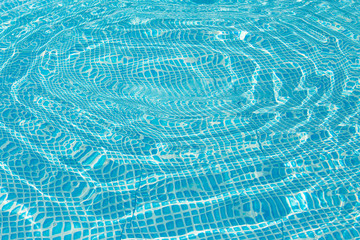 Surface of the pool, waves