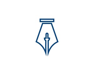 Sword pen law logo