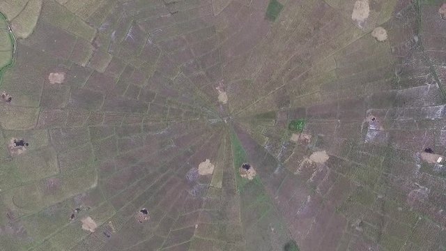 Cancar "The Spiderfield" is the unique rice field in the world | Aerial shot | Birds eye
