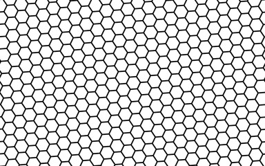 Black honeycomb on a white background. Isometric geometry. 3D illustration