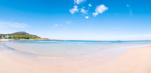 panorama view of summer donegal beach,Ireland