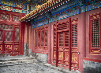 Forbidden city architecture, art and ornaments, Beijing, China