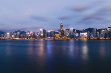 Fototapeta na wymiar Hongkong Skyline 