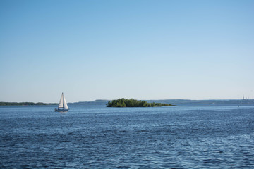 City of Saratov on the Volga River