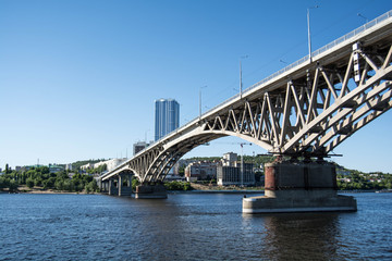 Fototapeta premium City of Saratov on the Volga River