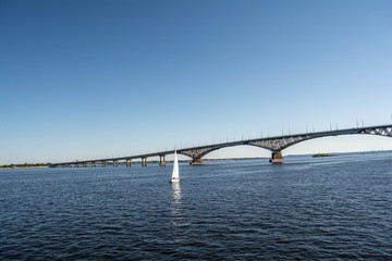 City of Saratov on the Volga River