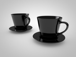 coffee cup 3d render 