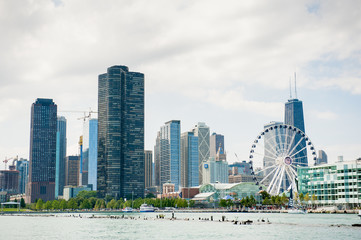 Fototapeta premium Chicago from the water