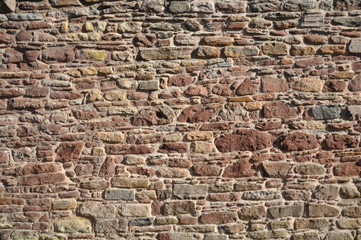 background of old antique brick wall