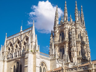 Obraz premium The dome of the Cathedral of Saint Mary - Burgos, Castile and Leon, Spain
