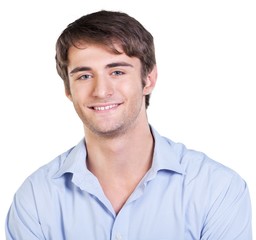 Fototapeta premium Portrait of a Smiling Young Man