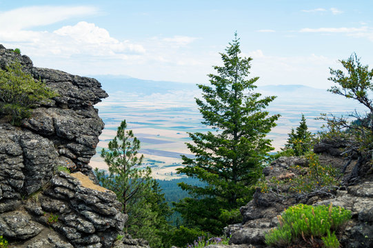 Grande Ronde Valley In Northeastern Oregon, USA