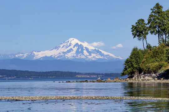 Beautiful Mt Baker And San Juan Islands, WA