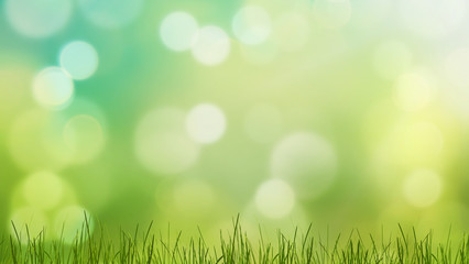 Fototapeta na wymiar green grass meadow lawn blades of grass 3d-illustration