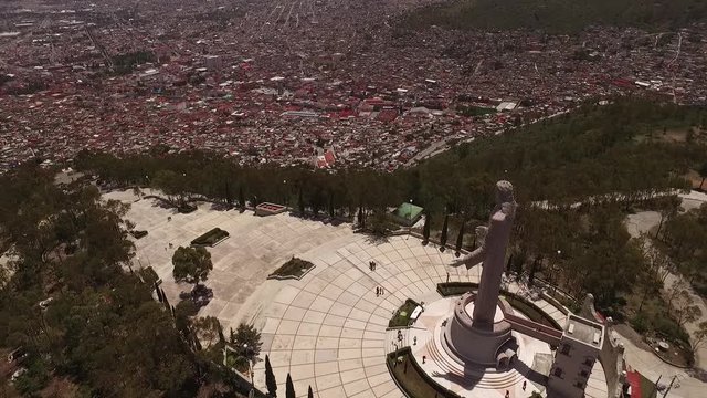 Cristo Rey de Pachuca cerro mirado