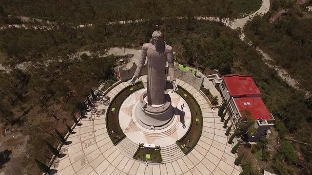 Cristo Rey de Pachuca cerro mirado