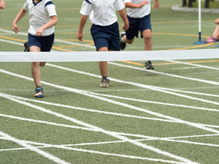 Fototapeta premium 徒競走のゴール