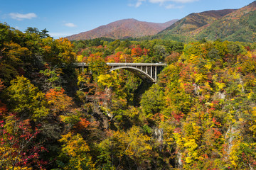 Naruko Gorge ,one of the Tohoku Region's most scenic gorges, located in north-western Miyagi Prefecture