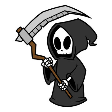 Cartoon Grim Reaper