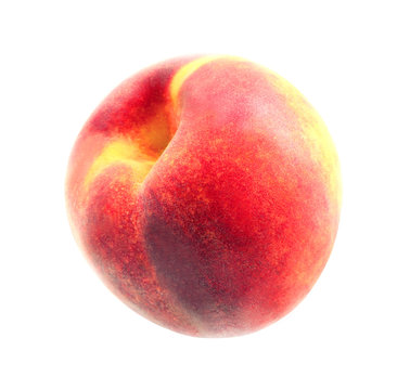Photo of a bright macro sweet peach