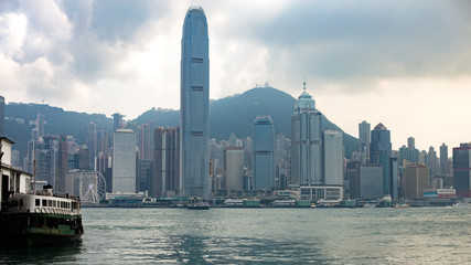 Obraz premium Hong Kong skyline