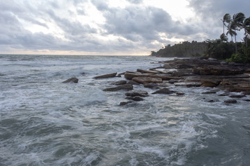 Island sunset in ko kut, Thailand