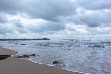 Storm on the island.Rainy in ko kut, Thailand