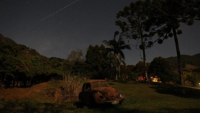Milky Way Timelapse Beetle