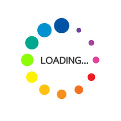 Download sign. Loading icon. Vector illustration