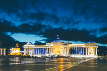 Fototapeta premium mongolia parlament capital