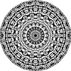 The eye mandala  illustration vector