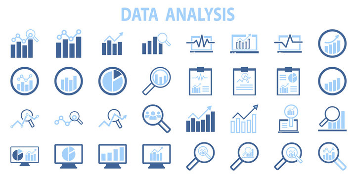 Analysis chart data growth increase line seo icon vector illustration. marketing, research, seo, strategy